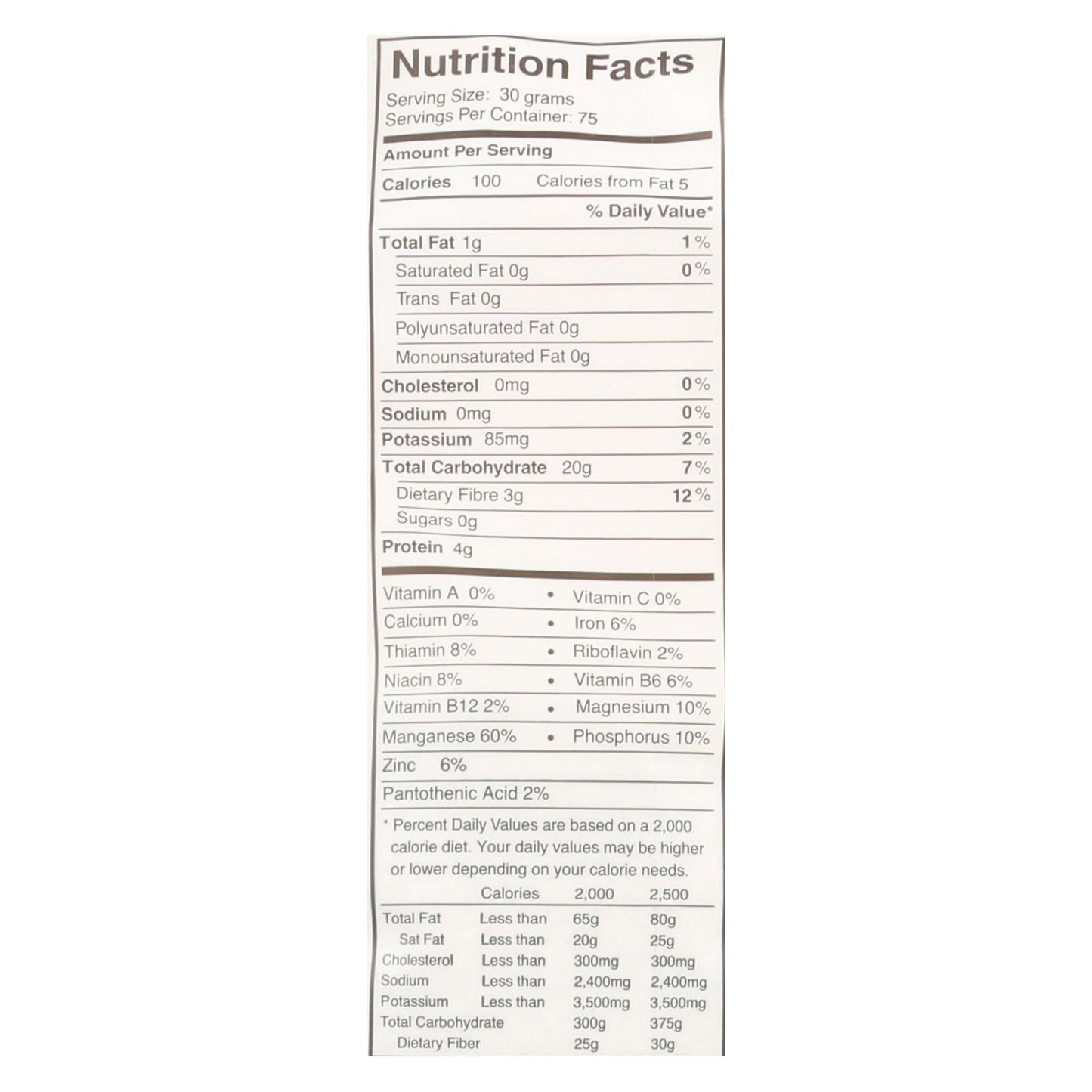 One Degree Organic Foods Organic Whole Wheat Flour, Case of 4 - 80 Oz. Bags