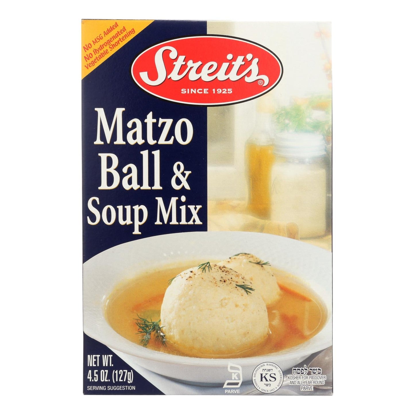 Streit's Homestyle Matzo Ball and Soup Mix (Pack of 12 - 4.5 Oz.)