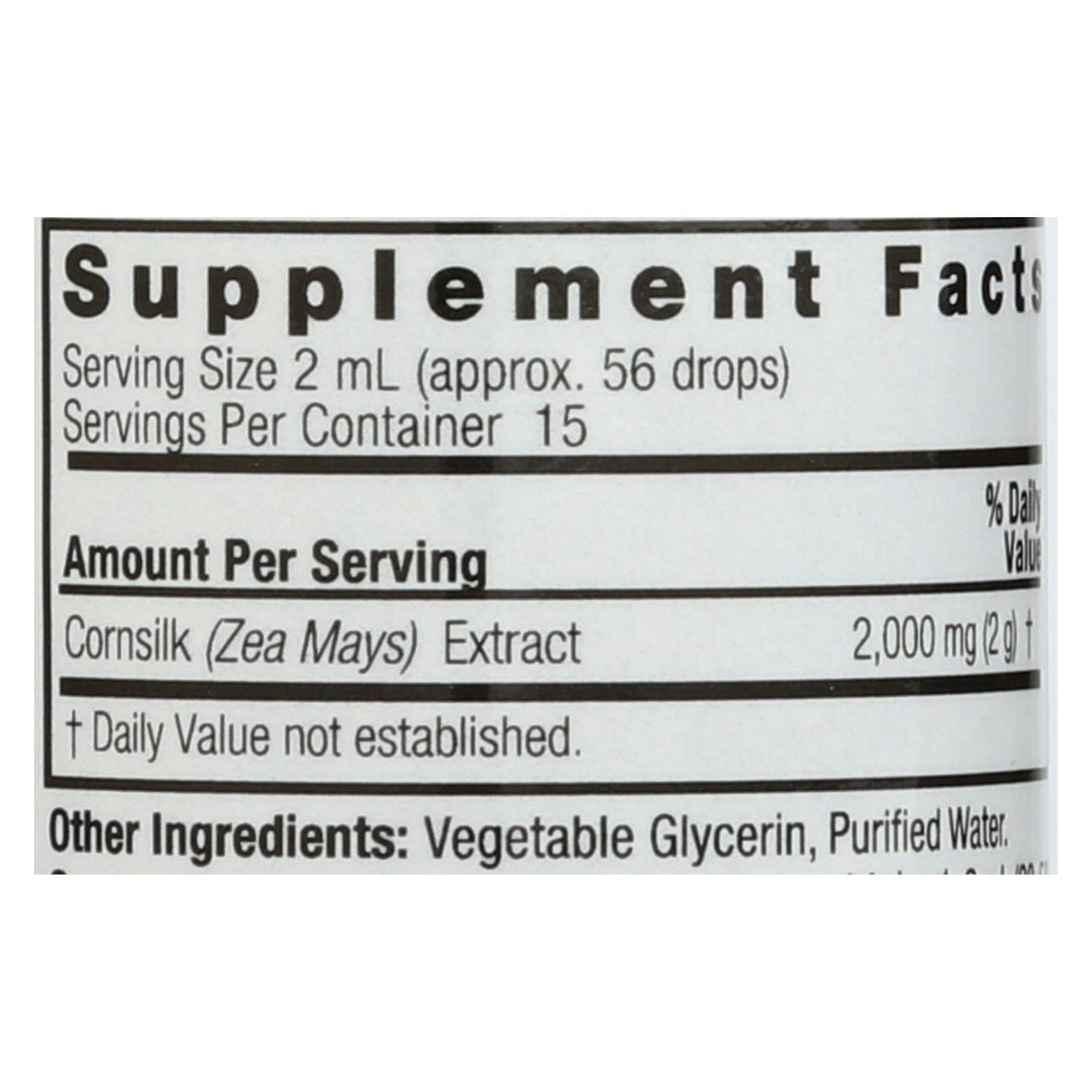 Nature's Answer Cornsilk Alcohol-Free Liquid Extract, 1 Fl Oz