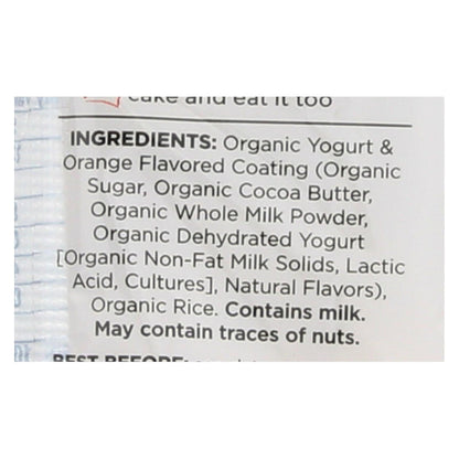 Element Organic Vanilla Orange Dipped Rice Cakes, Case of 6 (3.5 oz Each)