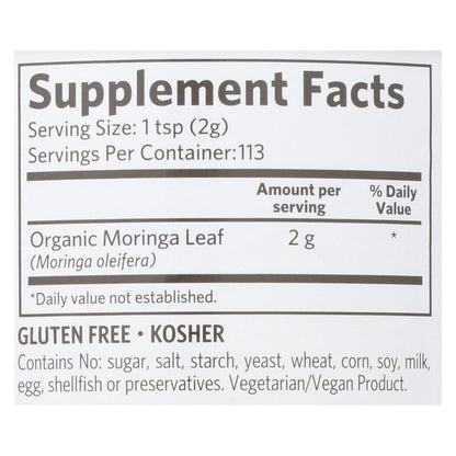 Organic India Moringa Leaf Powder (8 Oz.)