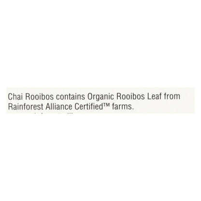 Yogi Organic Herbal Tea Caffeine-Free Chai Rooibos, 6 Packs of 16 Tea Bags Each