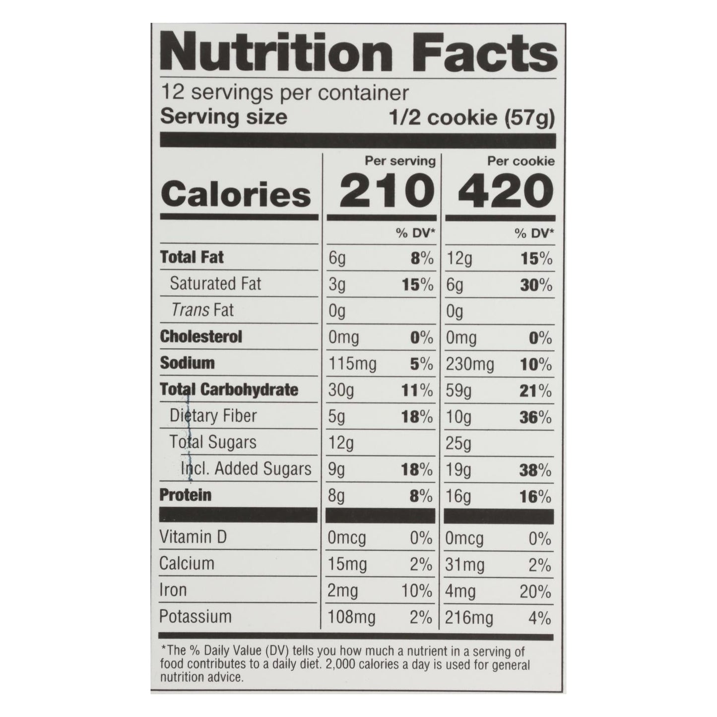 Lenny & Larry's The Complete Cookie Chocolate Chip Pack of 12