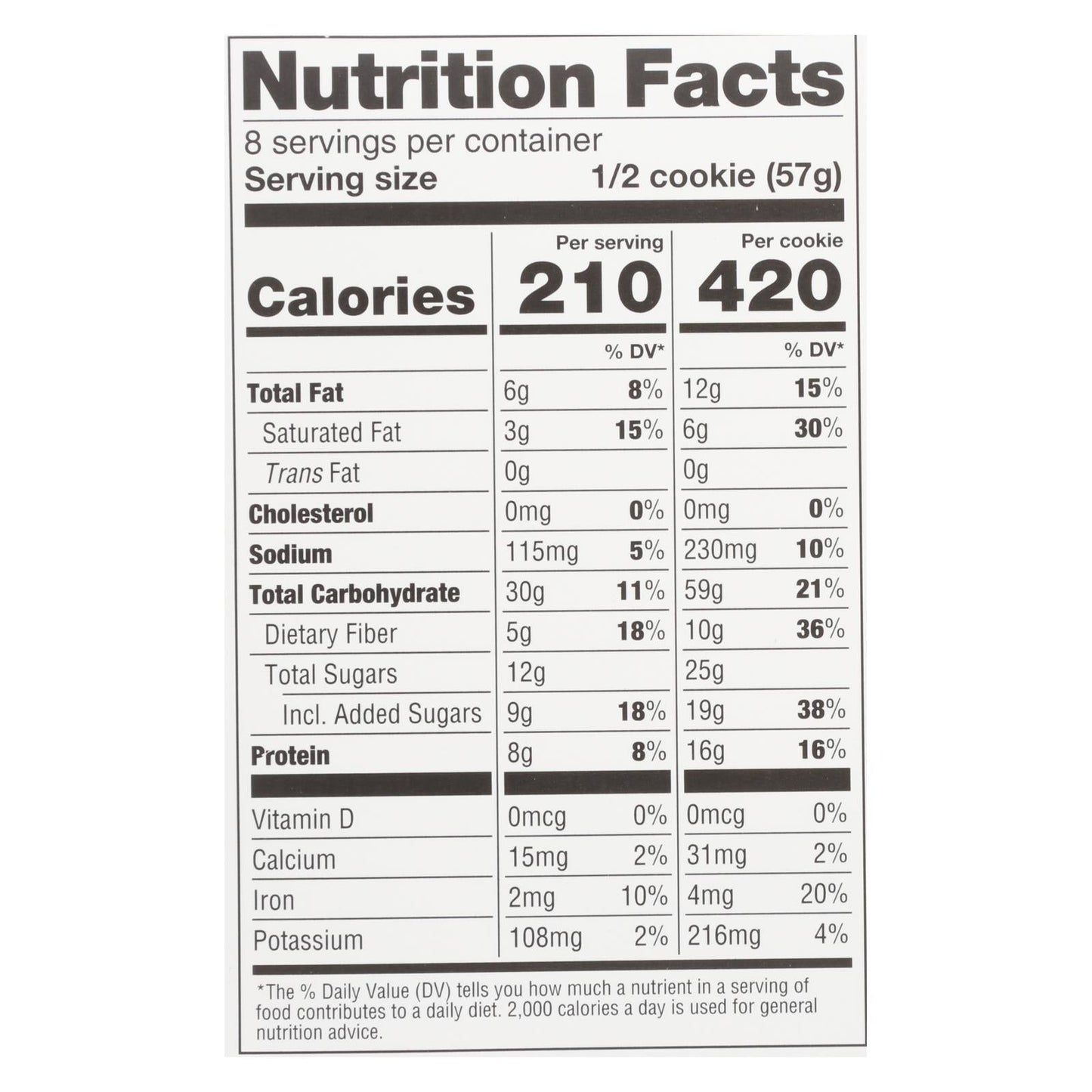 Lenny & Larry's The Complete Cookie Chocolate Chip Pack of 12