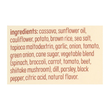 From The Ground Up Sour Cream & Onion Cauliflower Chips, 3.5 oz, Pack of 12