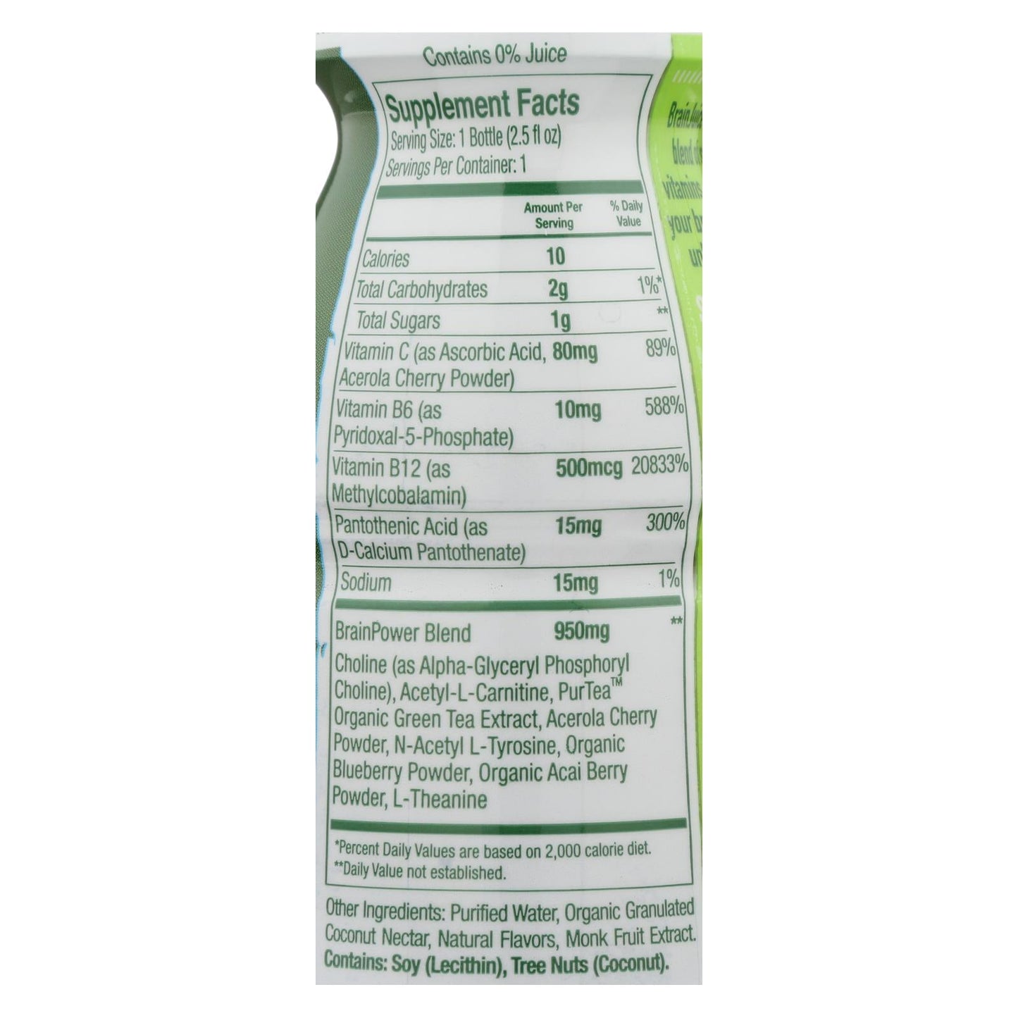 Brain Juice Strawberry Lemonade 12-Pack 2.5 Fl Oz