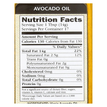 International Collection Virgin Avocado Oil - 8.45 Fl. Oz., Case of 6