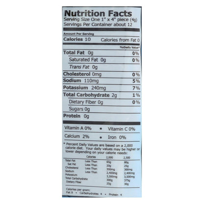 Emerald Cove Premium Pacific Kombu, Silver Grade, 1.76 oz., Pack of 6