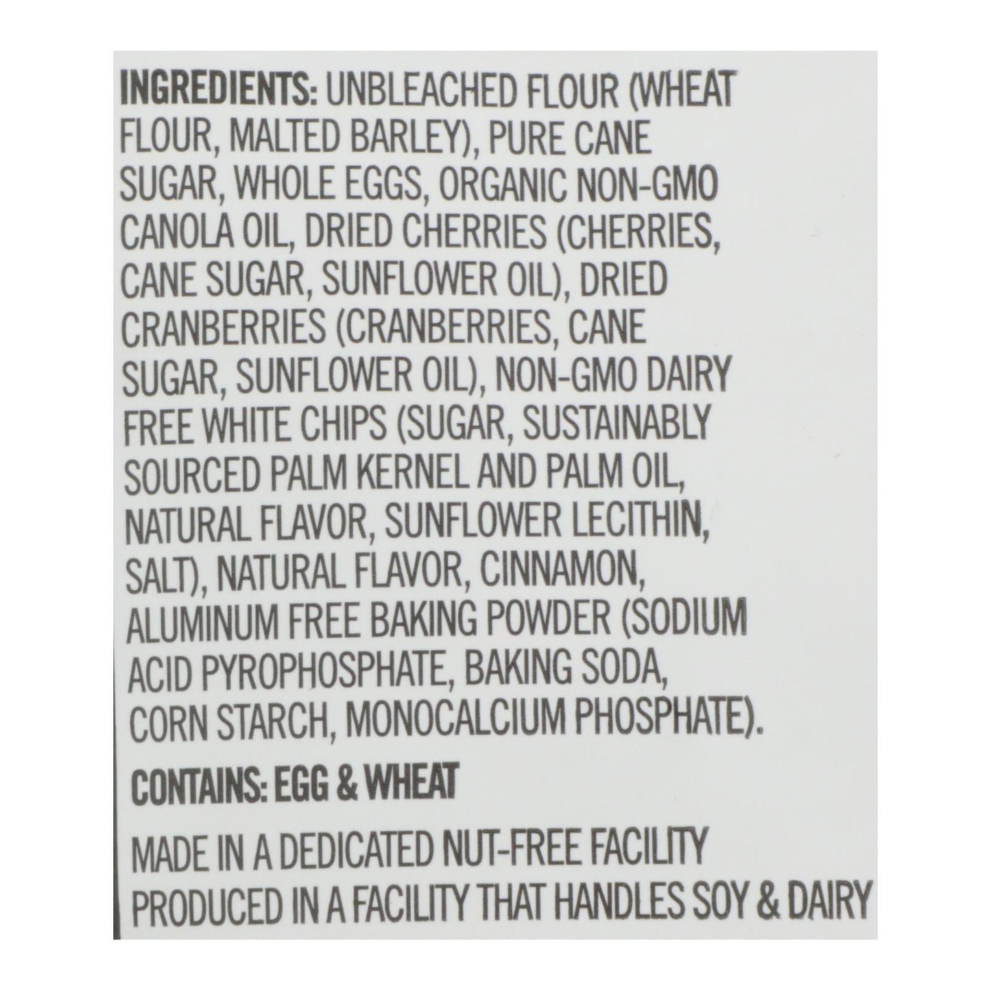 Cooper Street Cookies, Michigan Cherry White Chocolate, 5 Oz. (Pack of 6)