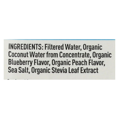 Nooma Organic Electrolyte Drink, Blueberry Peach (12-Pack, 16.9 Fl. Oz. Each)