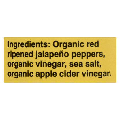 Organic Harvest Pepper Sauce [Pack of 12] - 5 Oz. Organic Jalapeno