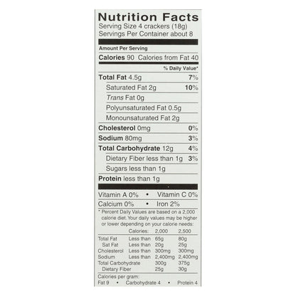 Breton Dare Original Flax Crackers (Pack of 6 - 4.76 Oz.)