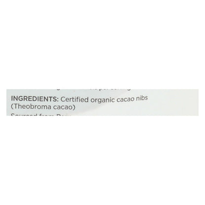 Navitas Organics Organic Raw Cacao Nibs, 4 oz, Case of 12