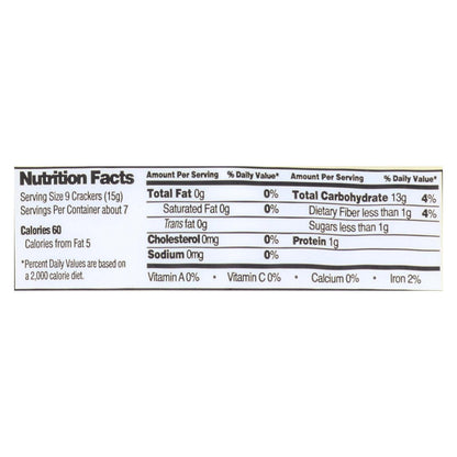 Edward & Sons Brown Rice Snaps, Unsalted Plain | 12 x 3.5 oz — Organic, Gluten-Free, Whole Grain