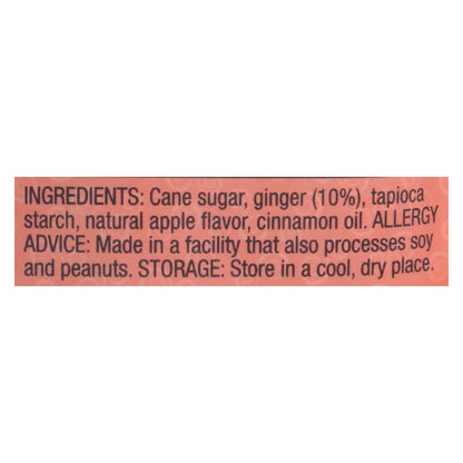 The Ginger People Spicy Apple Chewy Ginger Candy (Pack of 12 - 3 Oz.)