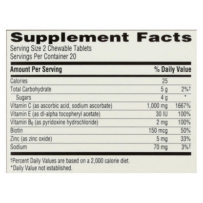 Emergen-C Chewables Citrus Blast (Pack of 40)