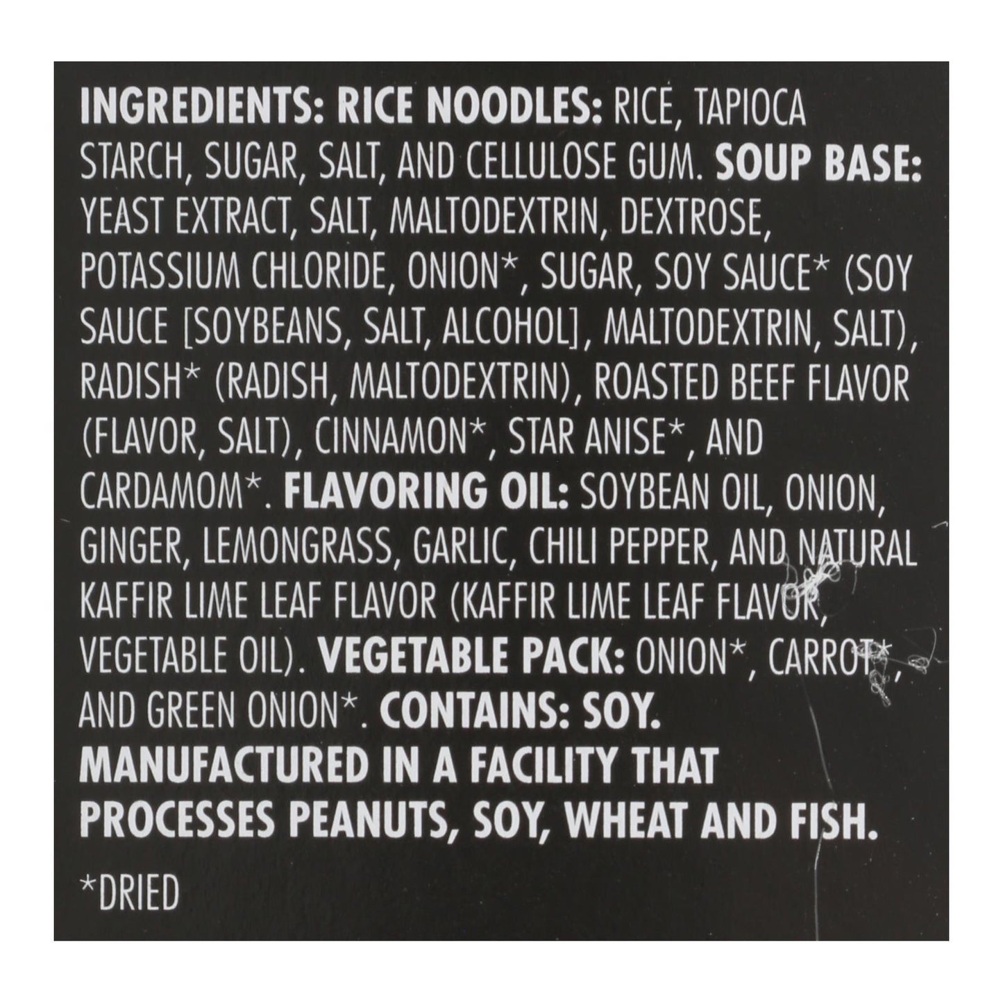 Snapdragon Foods Saigon Style Vietnamese Pho Noodles - 6 Pack - 20 Oz