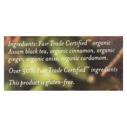Numi Golden Chai, Organic Assam Black Tea with Spices – 18 Bags (Pack of 6)