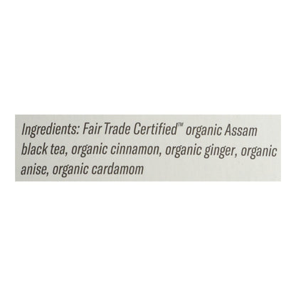 Numi Golden Chai, Organic Assam Black Tea with Spices – 18 Bags (Pack of 6)