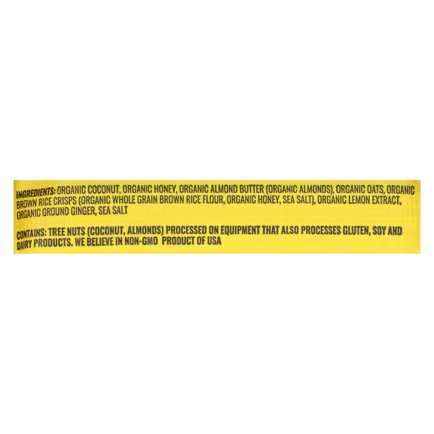 Kate's Real Food Organic Bivy Lemon Coconut: Citrusy Goodness in Every Bite (Pack of 12)
