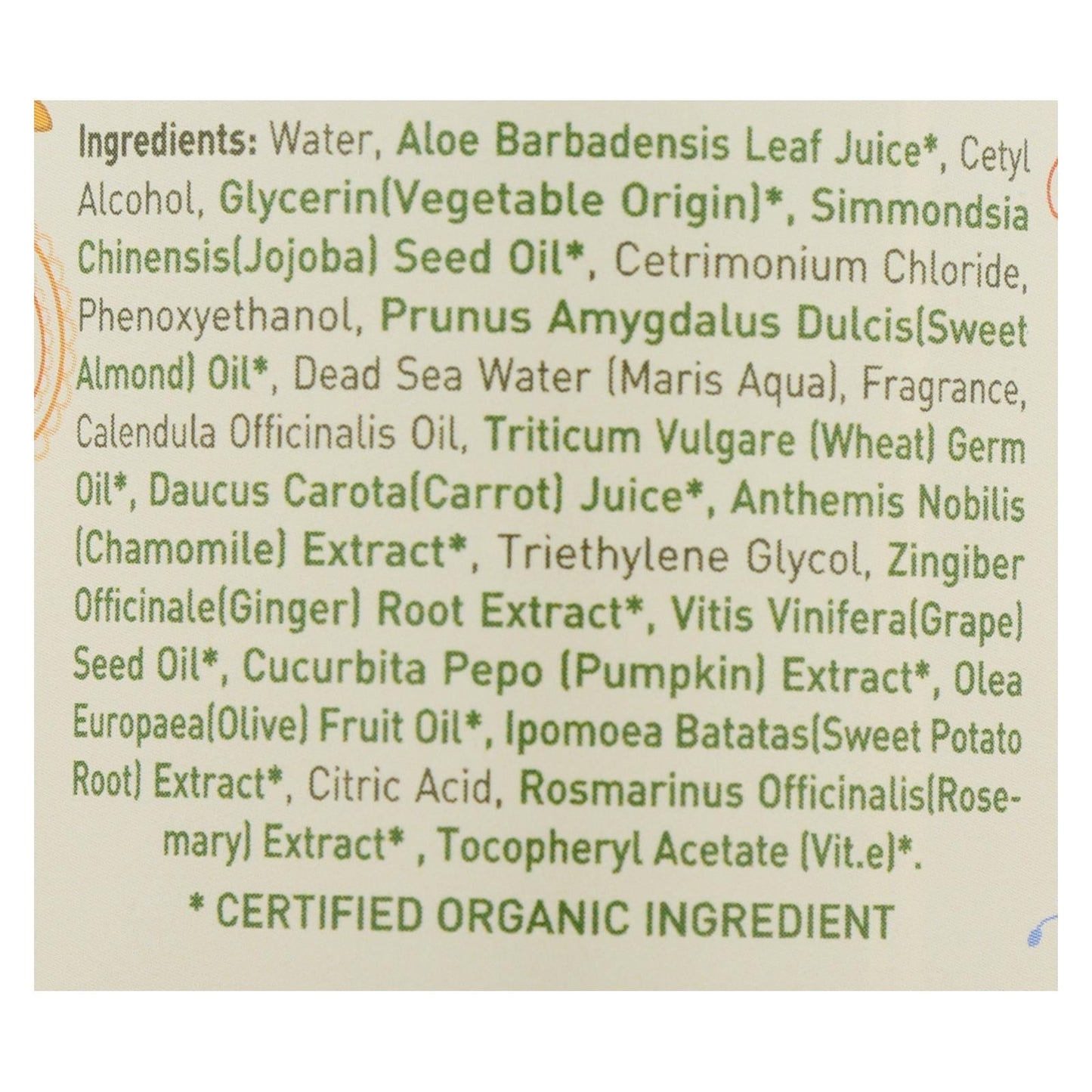 Ecolove Orange Conditioner for Normal & Dry Hair (17.6 Fl Oz)