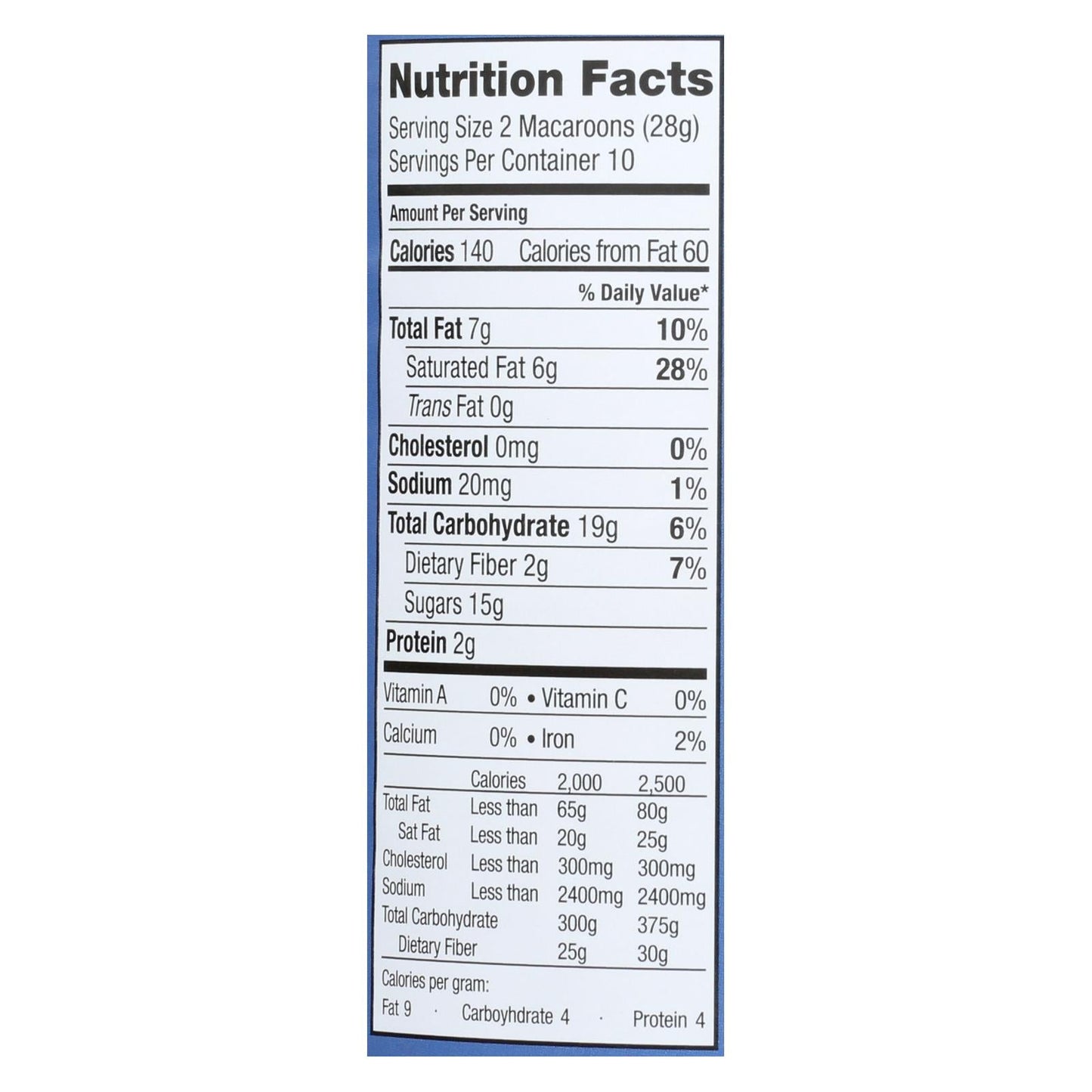 Absolutely Gluten Free Chocolate Macaroons (6 Pack - 10 Oz. Each)