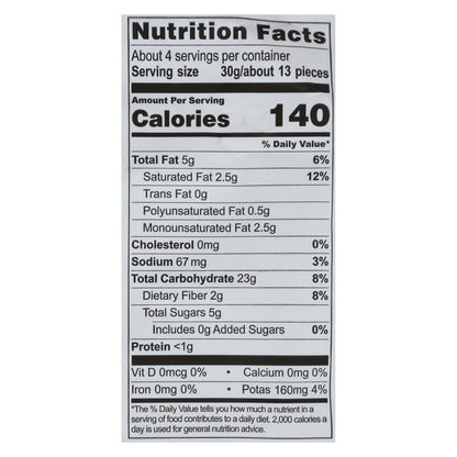 Artisan Tropic Cassava Strips with Sea Salt (12 x 4.5 Oz.)