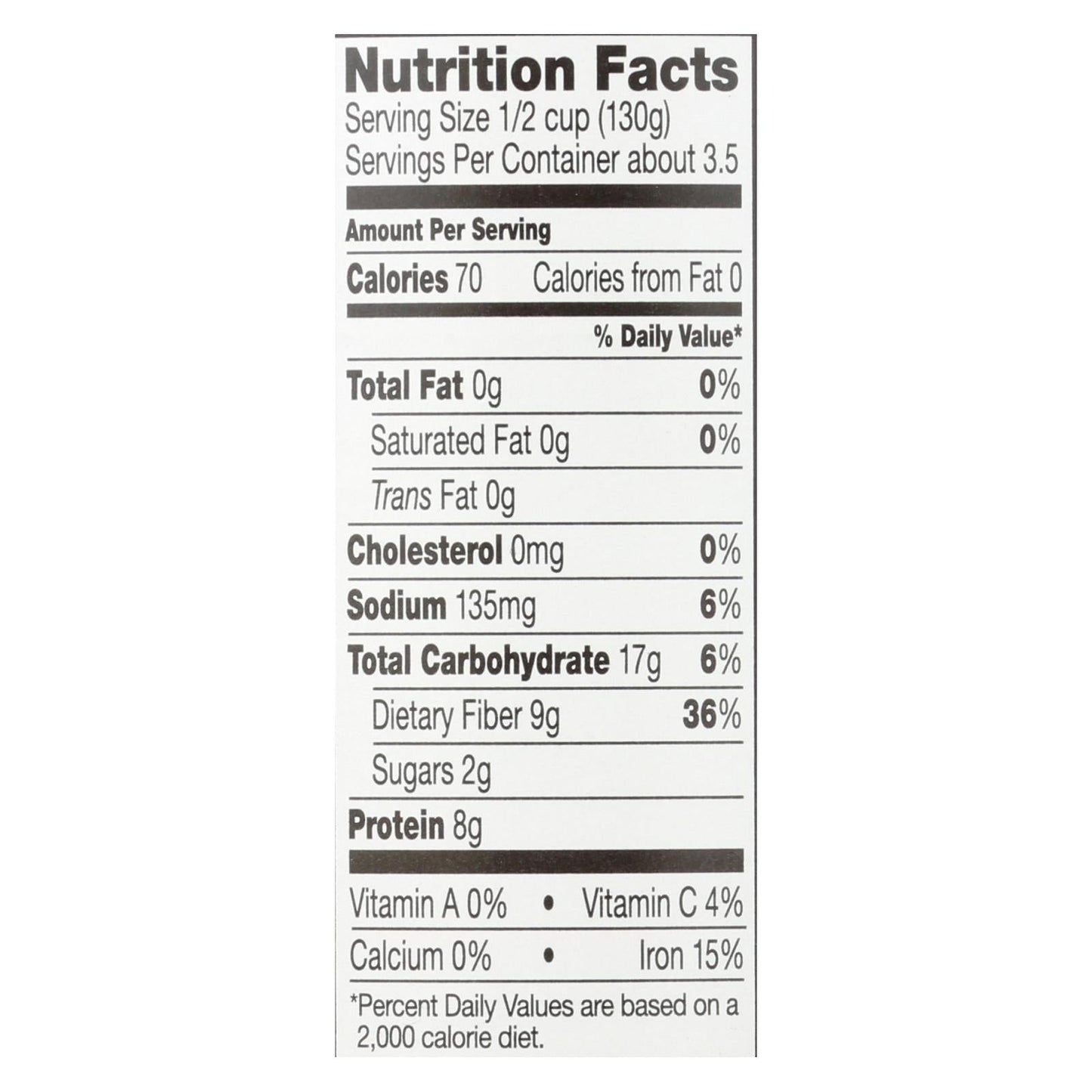 Westbrae Foods Organic Lentil Beans, 15 Oz Pack of 12