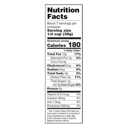 Woodstock Roasted and Unsalted Non-GMO Almonds (Pack of 8 - 7.5 Oz.)