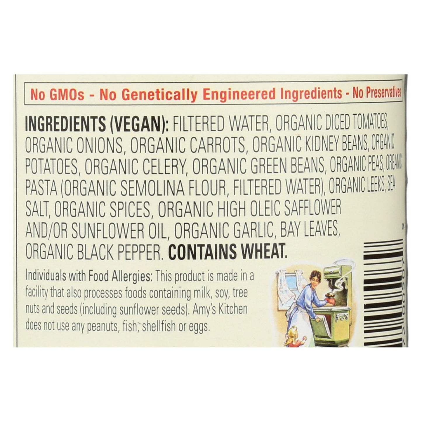 Amy's Organic Low-Fat Minestrone Soup, 12-Pack, 14.1 Oz. Per Can