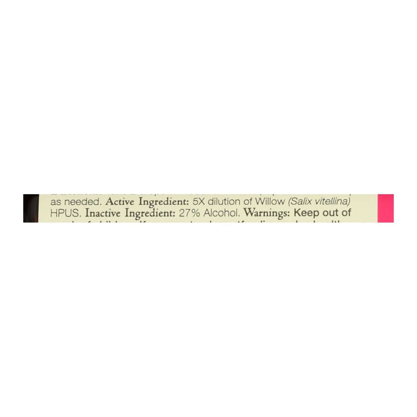 Bach Flower Remedies Willow Essence - 0.7 Fl Oz