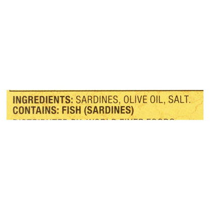 Reese Skinless, Boneless Sardines in Olive Oil (Pack of 10)