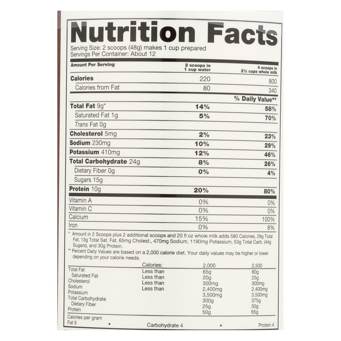 Naturade Weight Gain Vanilla - (20.3 Oz)