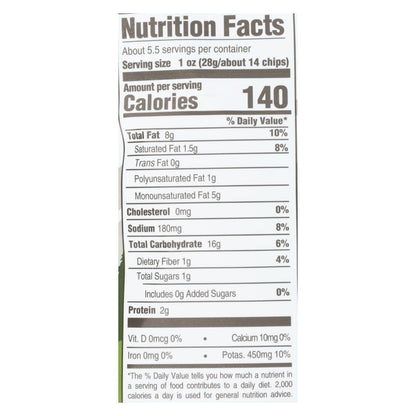Boulder Canyon Avocado Oil Canyon Cut Potato Chips - Sea Salt and Cracked Pepper (Pack of 12 - 5.25 Oz)