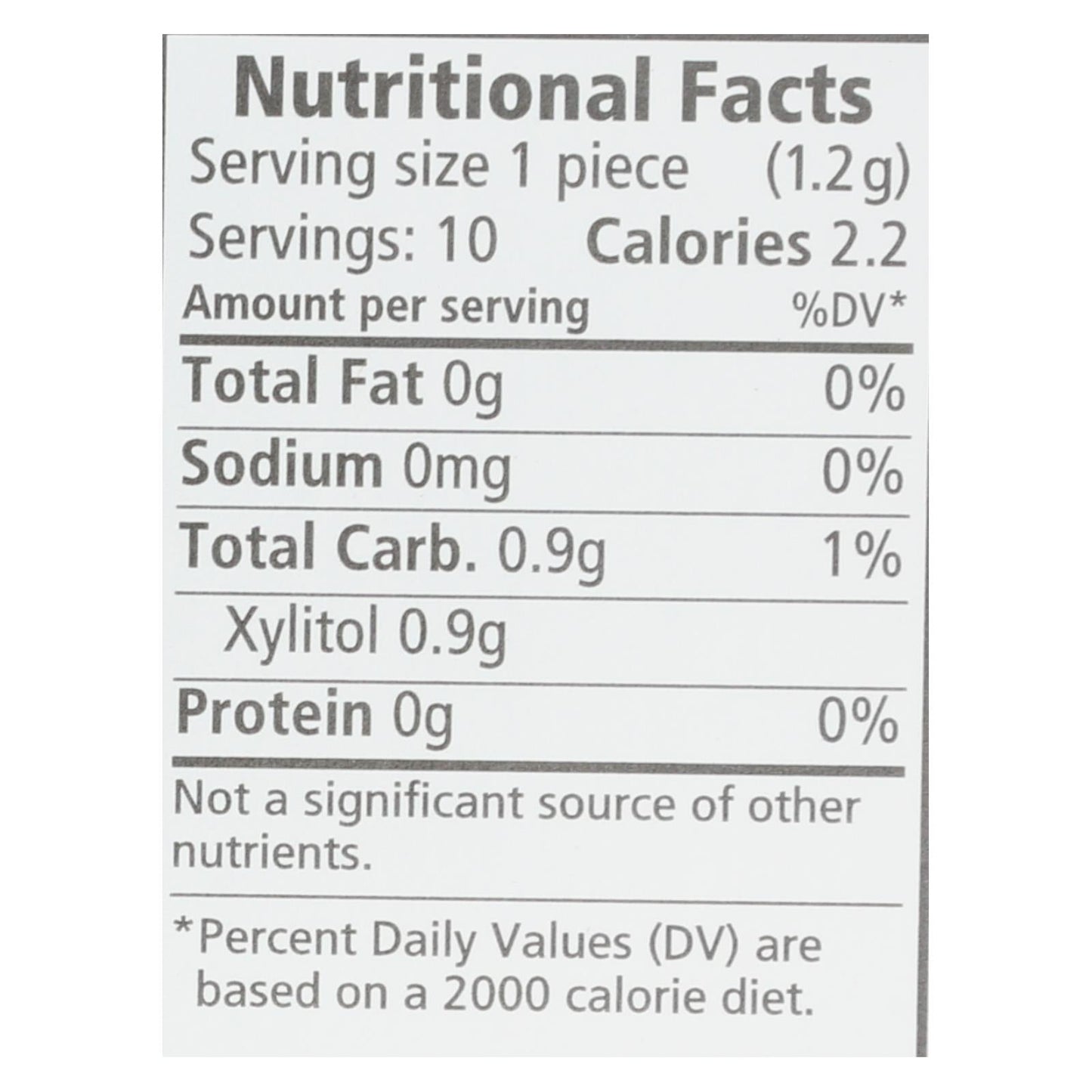 Spry Xylitol Gems: Peppermint Flavor - Pack of 20, 10 Count