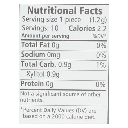 Spry Xylitol Gems: Peppermint Flavor - Pack of 20, 10 Count