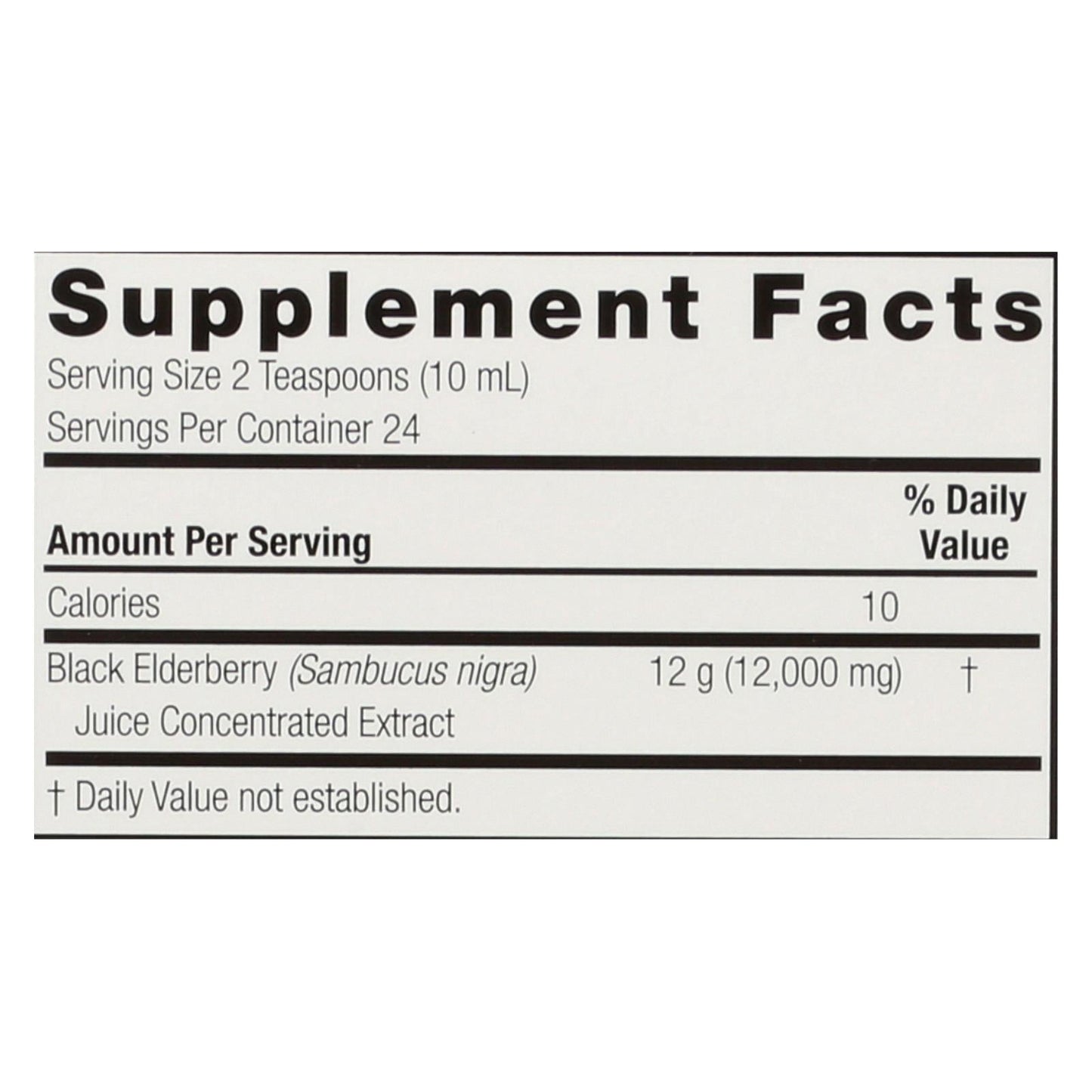 Nature's Answer Sambucus Nigra Black Elderberry Extract, Immune Support, 8 Fl Oz