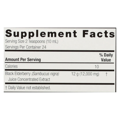 Nature's Answer Sambucus Nigra Black Elderberry Extract, Immune Support, 8 Fl Oz