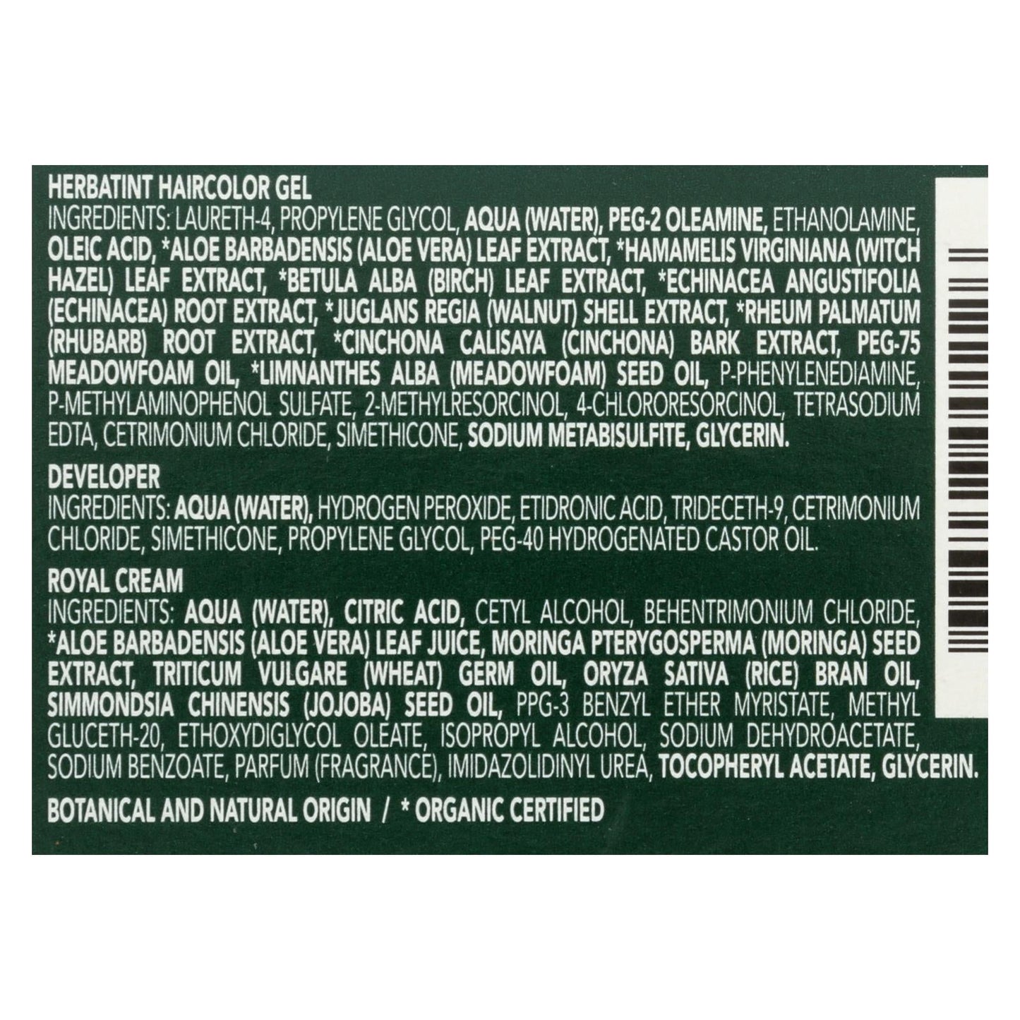 Herbatint 6D Dark Golden Blonde Permanent Herbal Haircolour Gel - 135ml