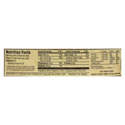 Kedem Plain Tea Biscuits (Pack of 24 - 4.2 Oz.)