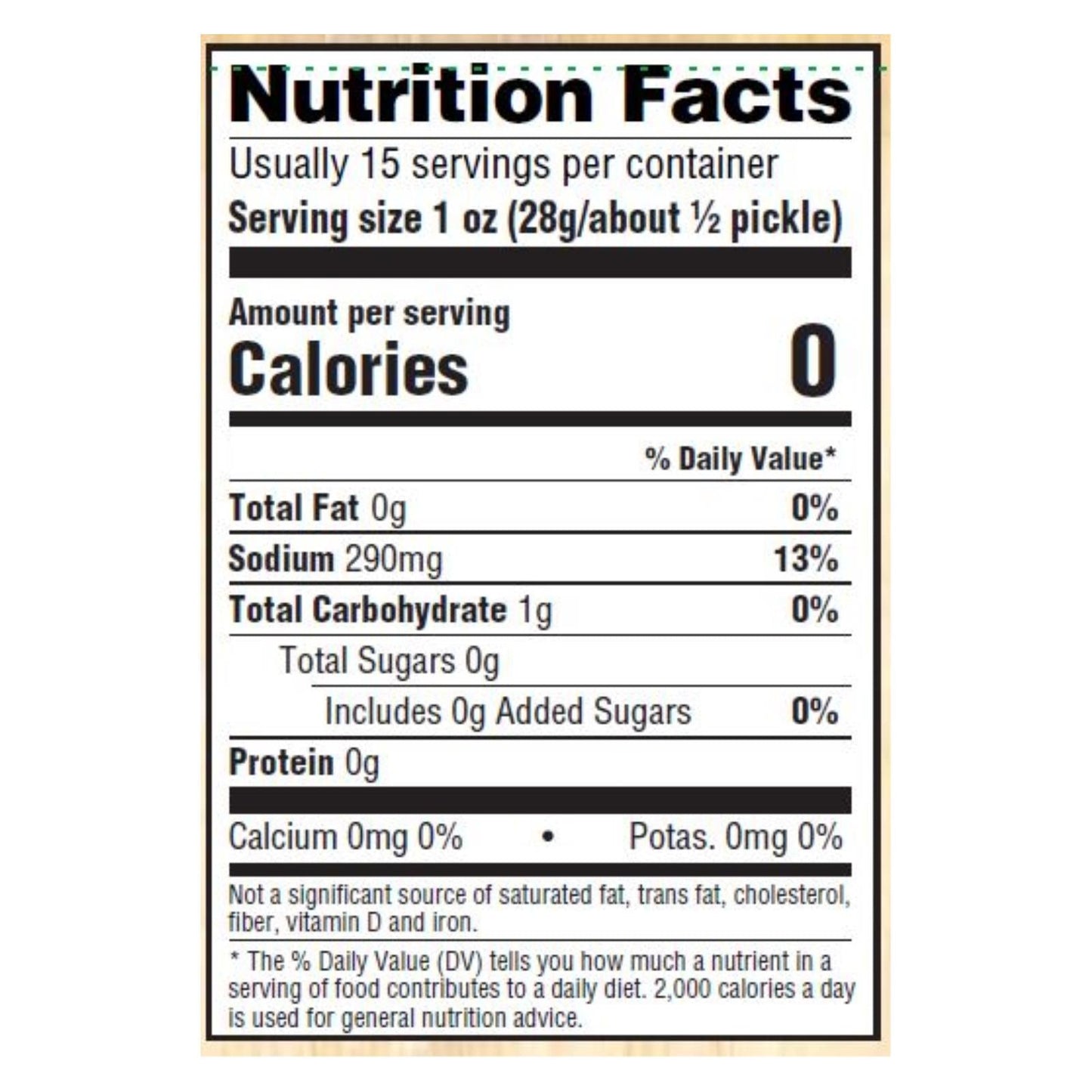 Woodstock Organic Kosher Whole Dill Pickles, 6-Pack of 24 Oz. Jars