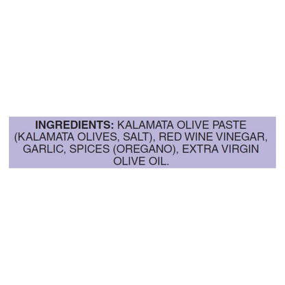 Mt Vikos Organic Kalamata Olive Spread, Pack of 6 x 7.6oz, Non-GMO