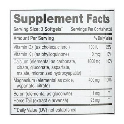 Liquid Calcium by Phyto-Therapy (90 Softgels, 1000mg)