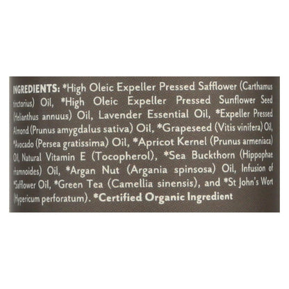 Soothing Touch Organic Ayurveda Lavender Calming Oil for Bath, Body & Massage (4 Oz.)