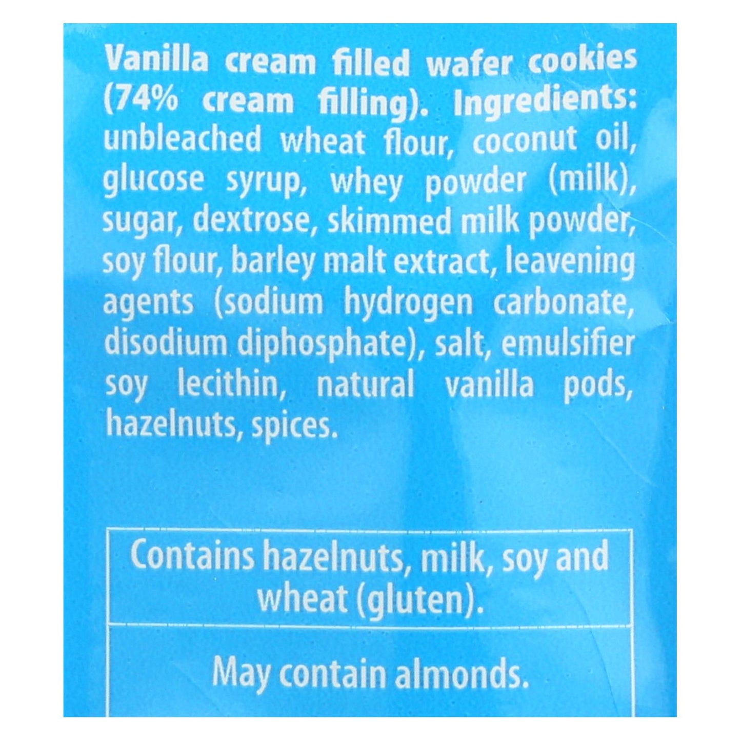 Loacker Quadratini Vanilla Wafer Cookies, 8.82 Oz. Pack of 6
