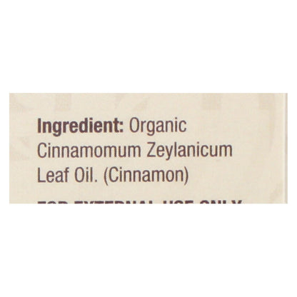 Nature's Answer Organic Cinnamon Essential Oil, 0.5 Oz