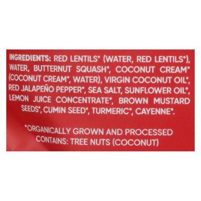 Maya Kaimal Organic Everyday Red Lentil Butternut Squash Coconut Curry Dal, 6 x 10 Oz