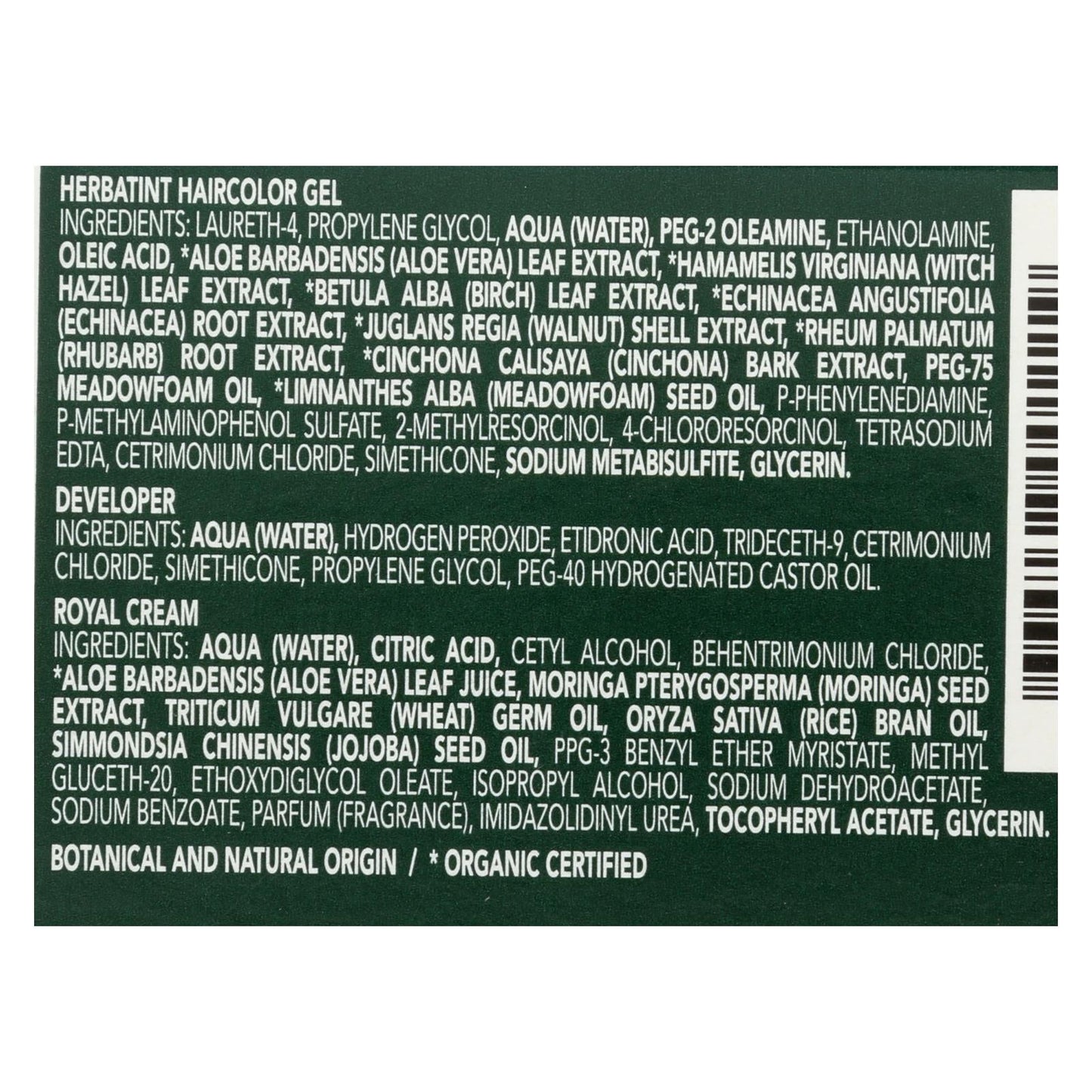 Herbatint 5D Light Golden Chestnut Permanent Herbal Hair Colour Gel - 135ml