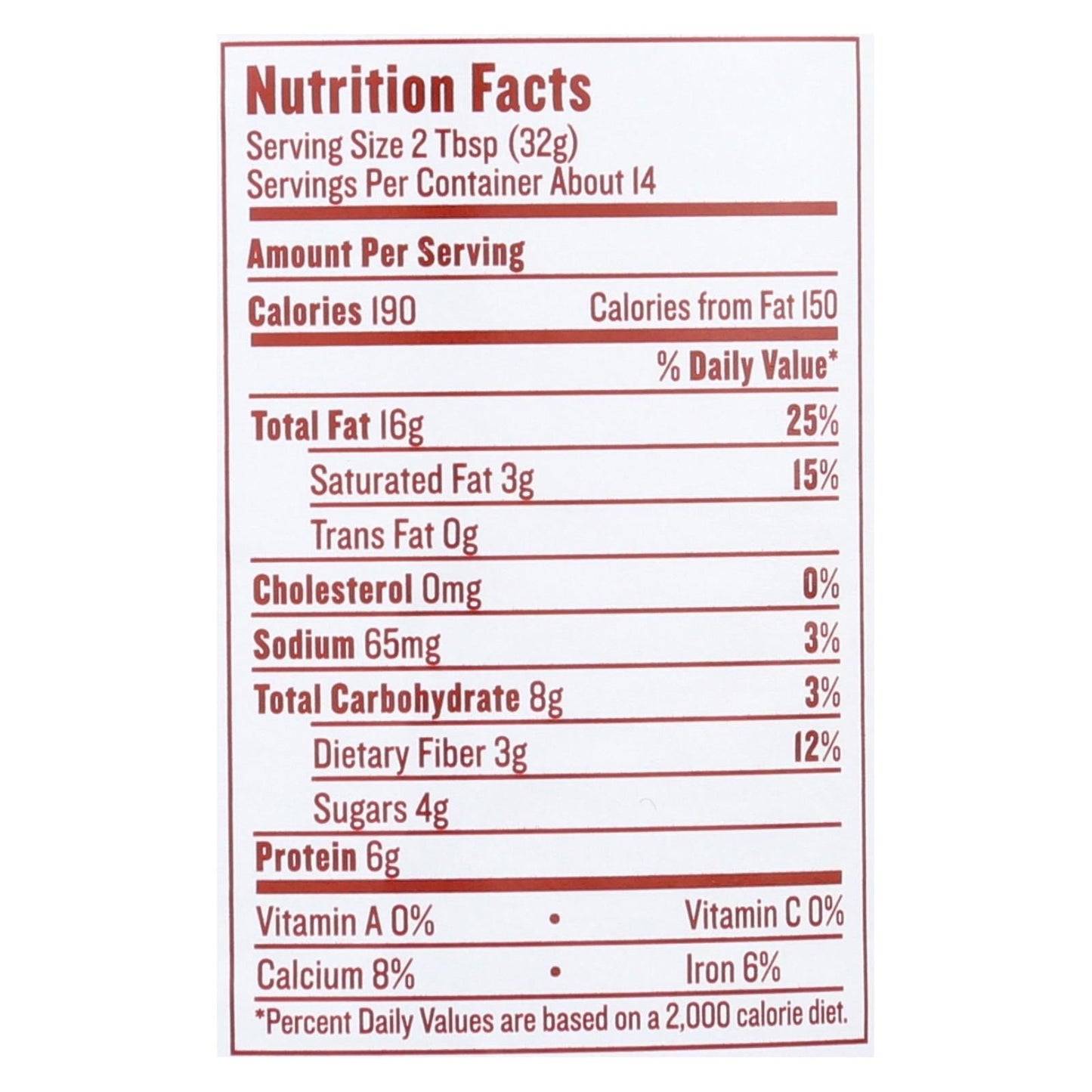 Justin's Almond Butter, 16 Oz. Pack of 6