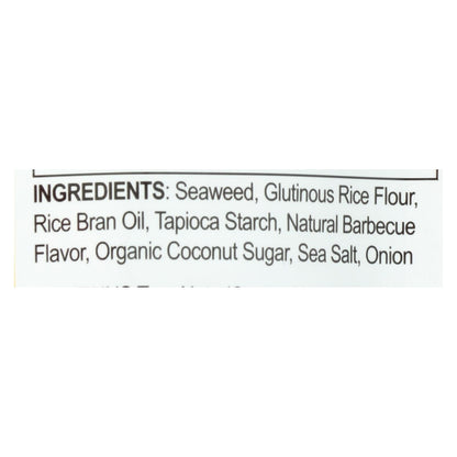 Seasnax Chomperz Crunchy Barbecue Seaweed Chips (Pack of 8 - 1 Oz.)
